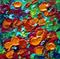 Art: RED POPPY FLOWERS by Artist LUIZA VIZOLI