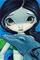Art: A Dolphin Friend   OSWOA by Artist Jasmine Ann Becket-Griffith