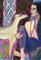 Art: Art Deco Girl w Greyhound/Whippet by Artist Judith A Brody