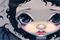 Art: Distant Bats by Artist Jasmine Ann Becket-Griffith