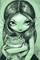 Art: To Love a Frog - OSWOA Drawing by Artist Jasmine Ann Becket-Griffith