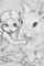 Art: Snow Bunny Drawing OSWOA  by Artist Jasmine Ann Becket-Griffith