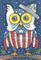 Art: OWL NATION USA by Artist Susan Brack