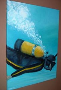 Detail Image for art The Scuba Diver