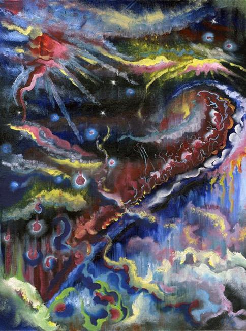 Art: Splashdown by Artist Caroline Lassovszky Baker