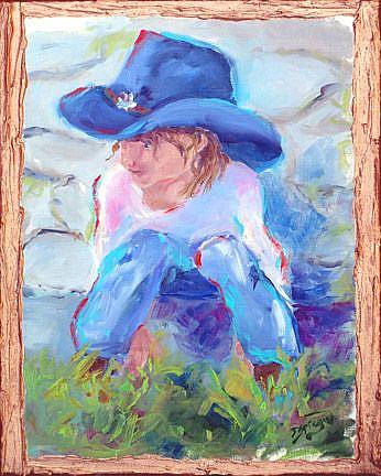 Art: I wanna Be a Cowgirl by Artist Deborah Sprague