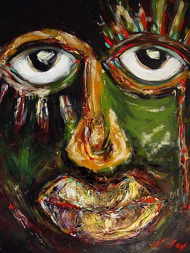 Art: Jungle God by Artist Kelli Ann Dubay