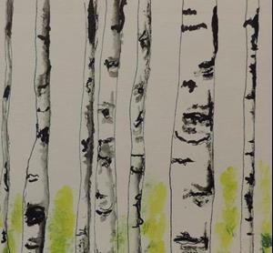 Detail Image for art silver birch