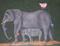 Art: Elephant and fairies by Artist Sandi Gayle Stefkovich