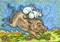 Art: WILD HOG RIDE by Artist Susan Brack