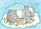 Art: ALL GOOD PIGLETS GO TO HEAVEN by Artist Susan Brack