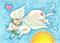 Art: WHEN PIGS FLY - Angel by Artist Susan Brack