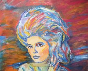 Detail Image for art Debbie Harry, Hairspray Pop Art Portrait Detail Image for art Debbie Harry, Hairspray Pop Art Portrait