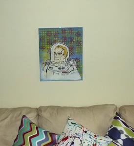 Detail Image for art Major Tom Pop Graffiti Art 50's Retro