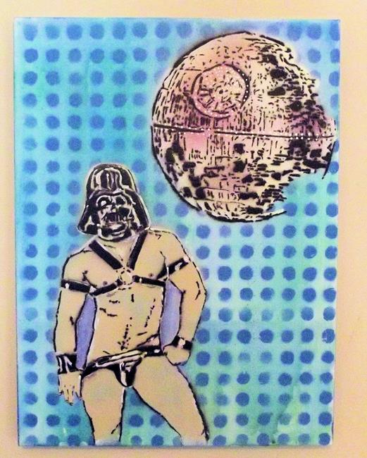 Art: Darth Vader Leather Jock by Artist Paul Lake, Lucky Studios