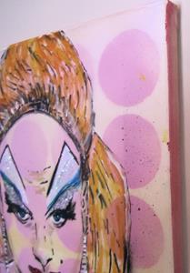 Detail Image for art Baltimore Divine Drag Queen Original POP Graffiti Art