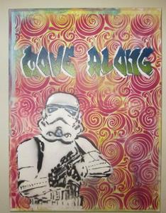 Detail Image for art Original Graffiti Pop Art Star Wars Stormtrooper 
