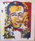 Art: Pee Wee Herman Confetti Original Graffiti Pop Art by Artist Paul Lake, Lucky Studios