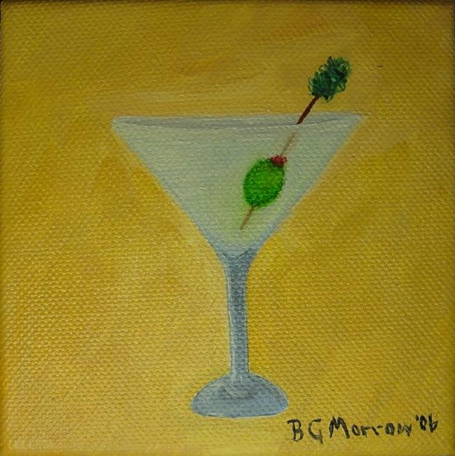 Art: MARTINI FOR ONE  by Artist Bonnie G Morrow