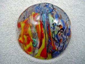 Detail Image for art Ambrosia *THE LIFE WITHIN 2* Handmade Lampwork FOCAL Bead - SOLD