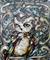 Art: The Shy Owl by Artist Chris Jeanguenat