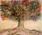 Art: Happy Tree by Artist Rebecca M Ronesi-Gutierrez