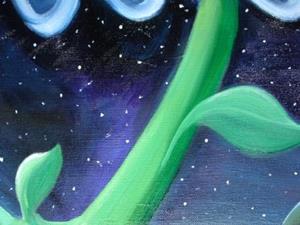 Detail Image for art SOLD - Moonflower