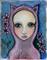 Art: Pinkie Flowers by Artist Sherry Key