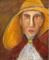Art: Boy In Golden Hat by Artist Richard Holland