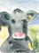 Art: DAYDREAMING COW by Artist Gabriele Maurus