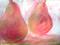 Art: Pear Study In Pink by Artist Aylan N. Couchie