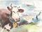 Art: SWISS COW by Artist Gabriele Maurus
