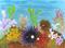 Art: Three Sea Pricklies by Artist Emily J White