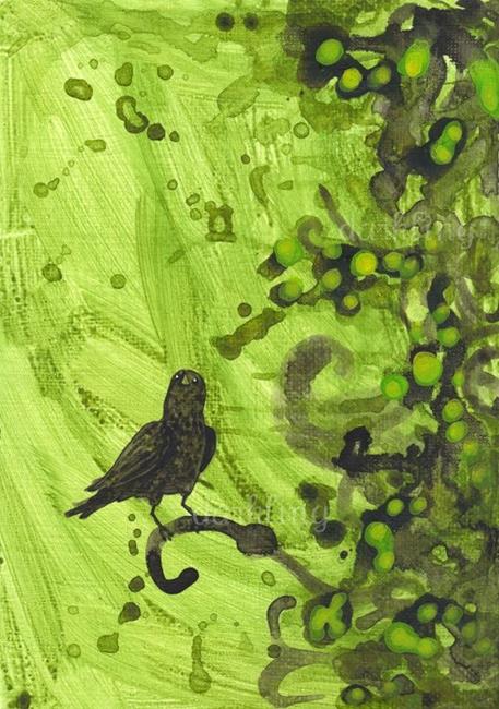 Art: Raven 17 by Artist Emily J White