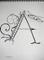 Art: Letter A by Artist Chris Jeanguenat