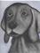 Art: Weimaraner Puppy by Artist Jenny Doss