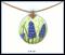 Art: Muscari Pendant by Artist Elaina Wagner