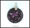 Art: Pink Sparkling Dragonfly Pendant by Artist Elaina Wagner