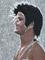 Art: Black Wig Portrait 2 by Artist Deanne Flouton