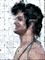 Art: Black Wig Portrait by Artist Deanne Flouton