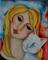 Art: Alice And White Cat by Artist Deb Harvey