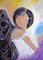 Art: Whimsical Woman by Artist Elizabeth Paige VanSickle