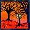 Art: Three Trees by Artist Elizabeth Paige VanSickle