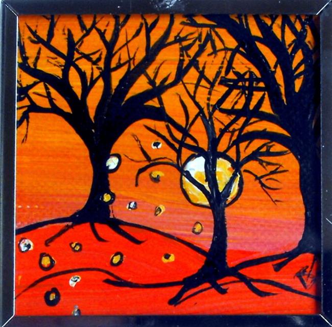 Art: Three Trees by Artist Elizabeth Paige VanSickle