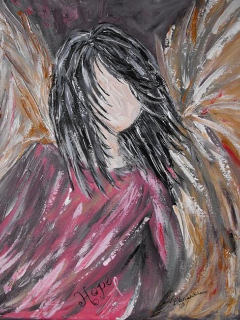 Art: Angel Of HOPE by Artist Elizabeth Paige VanSickle