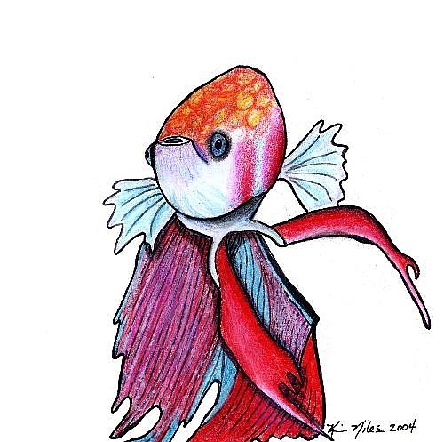 Art: Toony Fish (Maurice) by Artist KiniArt