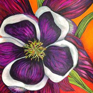 Detail Image for art Columbine a Flower of Remembrance