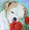 Art: A rose for Preston by Artist Deborah Sprague
