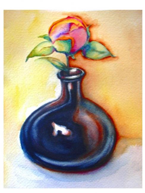 Art: Grandmas' Bud Vase by Artist Susi Franco