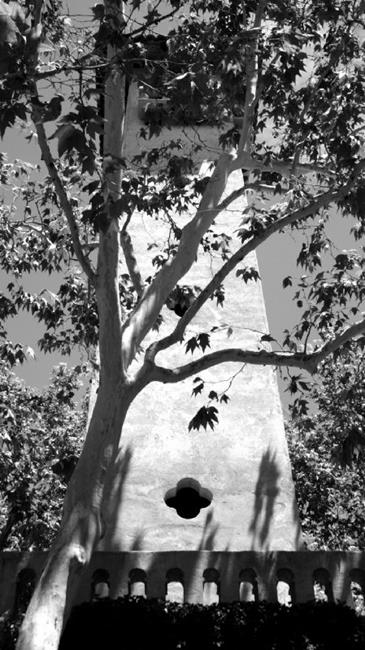 Art: Tower at Tlaquepaque by Artist Jen Thario